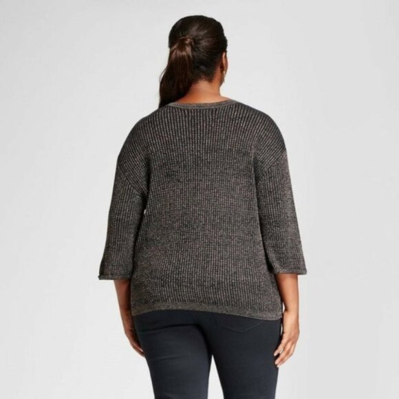 Black Metallic Sweater - Picture 2 of 6